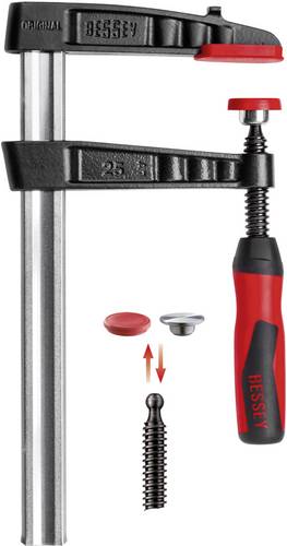 Bessey TG100S12-2K Tiefspann-Schraubzwinge Spann-Weite (max.):1000mm Ausladungs-Maße:120mm