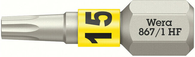 Wera 867/1 Embout TX HF avec fonction de retenue, TX 15 x 25 mm (05066141001)