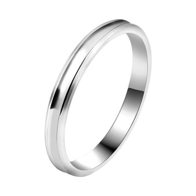 Partnerring AKZENT "Pretty Mind, langlebig" Gr. 66, silber (silberfarbig), Fingerringe, Herren, 66, Edelstahl