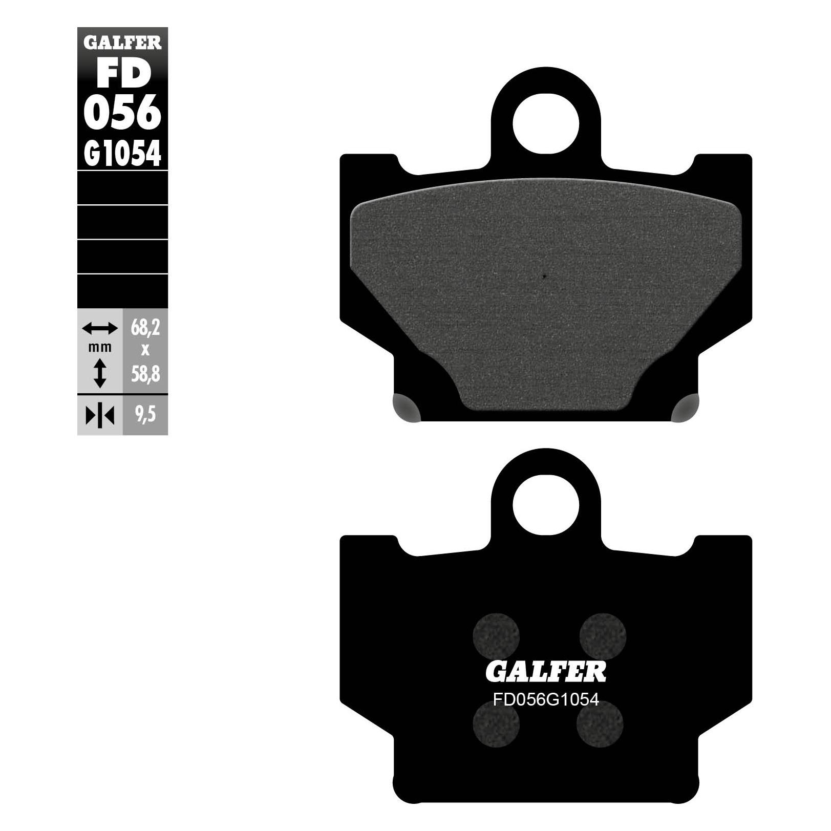 Galfer Bike GALFER Bremsbelag "FD056" Satz G1054 - Organisch Standard YAMAHA (Organisch (Resin)) (FD056-G1054)