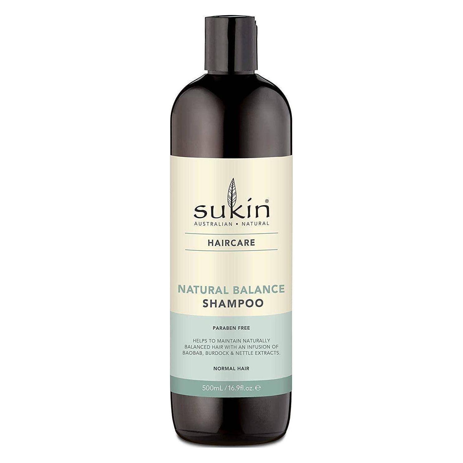 Sukin NATURAL BALANCE* Szampon normalizujący, 500 ml (Flüssiges Shampoo, 500 ml) (SUK06920)