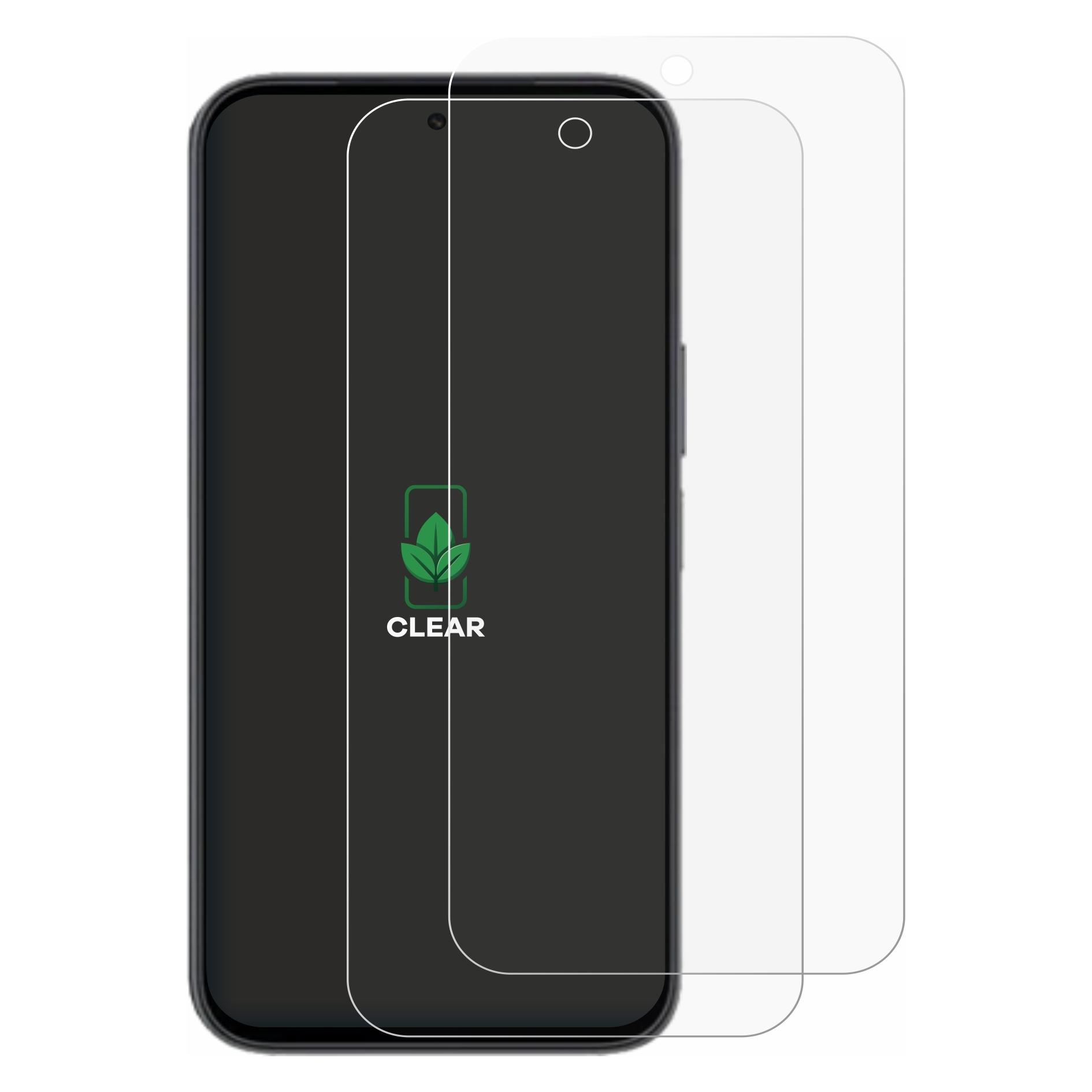 ScreenLeaf Schutzfolie für Honor X6e Displayschutz Display Schutz Folie Klar Transparent (2 Stk., Honor X6) (6164280)