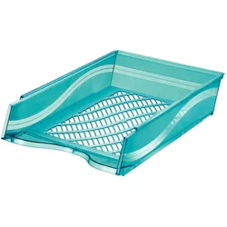 bene Briefablage DIN C4 blau-transparent
