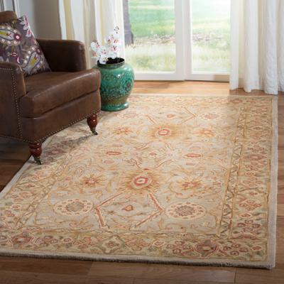 SAFAVIEH Handmade Anatolia Leonora Traditional Oriental Hand-spun Wool Rug