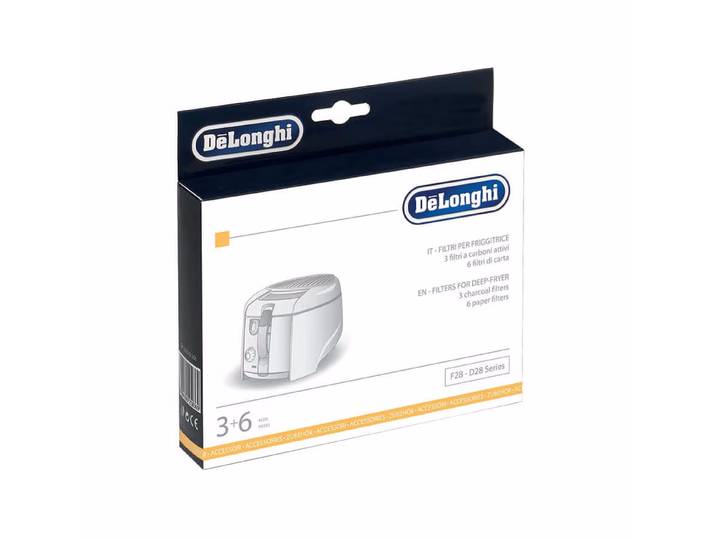 De Longhi Filtersatz Filter – Friteuse Zubehör – weiss