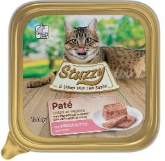 Antica Farmacia Orlandi Stuzzy Gatto Pate' Vaschetta Adulto Prosciutto 100 Gr