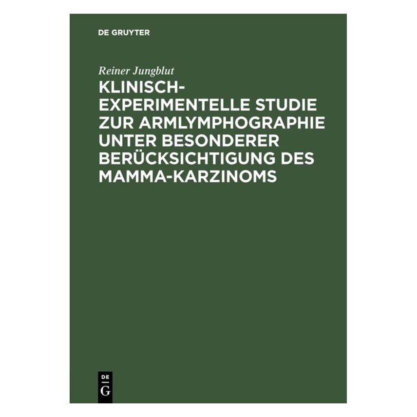 De Gruyter Jungblut:Klinisch-experimentelle Studie (67759786)