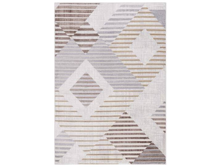 Tapis moderne en polypropylène beige/gris, 122 x 183 cm