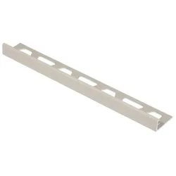 Schlüter Systems SCHIENE-TSI Abschlussprofil Aluminium TSI - Aluminium strukturbeschichtet elfenbein Höhe: 10 mm Länge: 2,5 m