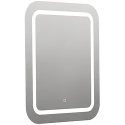 Abgerundeter Spiegel 60x70 cm mit LED-Beleuchtung, Heizfolie, Sensor mit einst. Temperatur 2700-6500K, IP44 ZIL6070KTLEDS
