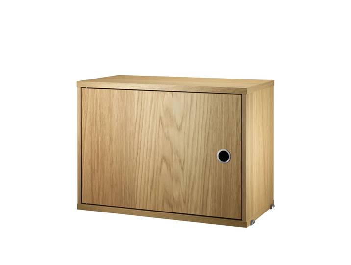String String Schrank mit Tür Eiche, 58x30 cm