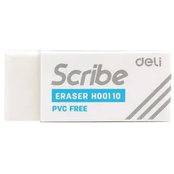 DELI Radiergummi Scribe 4 Stück 4 x 1.7 x 1.2 cm weiß
