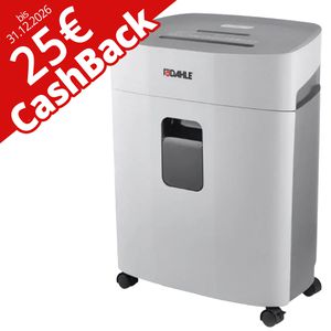 Dahle Aktenvernichter PaperSAFE 240, 23240, mit Rollen, 25 Cashback, 10 Blatt, 4x12 mm Partikelschnitt, P-4