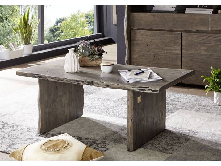 Table basse 120x60 Acacia laqué Gris taupe PURE ACACIA #427