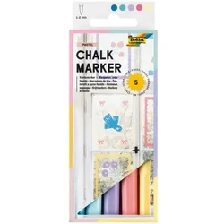 folia Kreidemarker »Pastel« 5 Stück