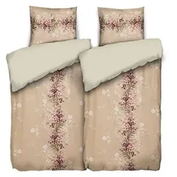 WINTERENGEL Wendebettwäsche Glitzerranke Mikrofaser Flanell Doppelbett, 4tlg.