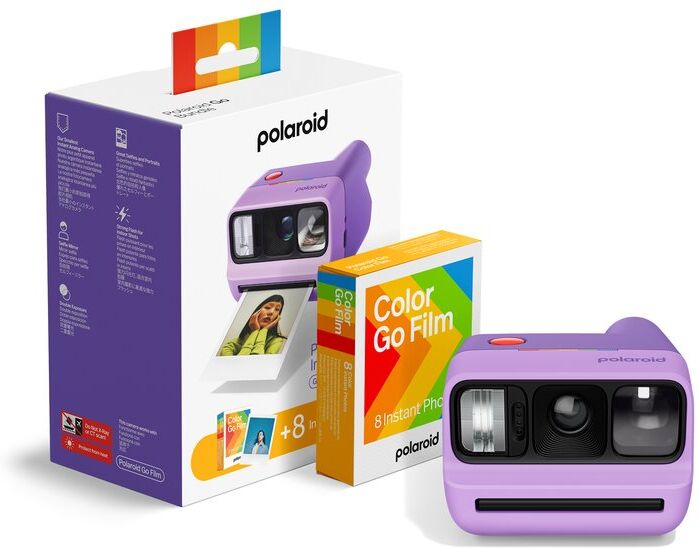 MÁQUINA FOTOGRÁFICA POLAROID GO GER 3 RX +PK8