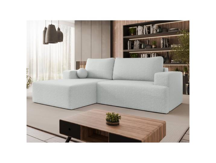 Ecksofa Dmiore mit Schlaffunktion und Bettkasten