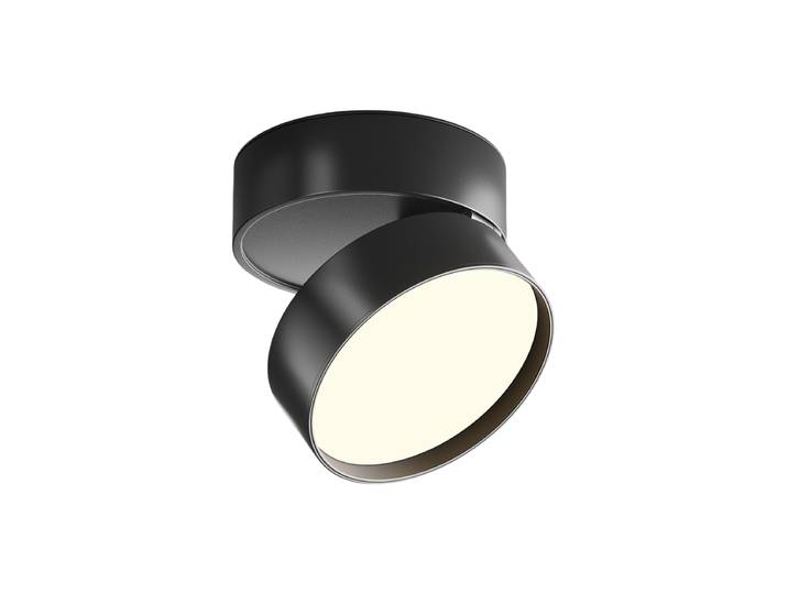 Large LED Design Deckenlampe Onda Schwarz Maytoni