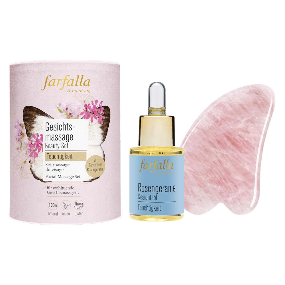 Farfalla Beauty-Set, Gesichtsmassage Feuchtigkeit, 10er Pack