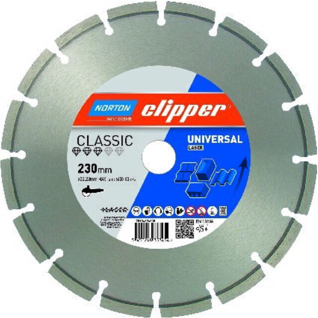 CLIPPER Diamant-Trennscheibe Classic Univ. Laser 125x22,23 mm ; Saint-Gobain (70184626835)