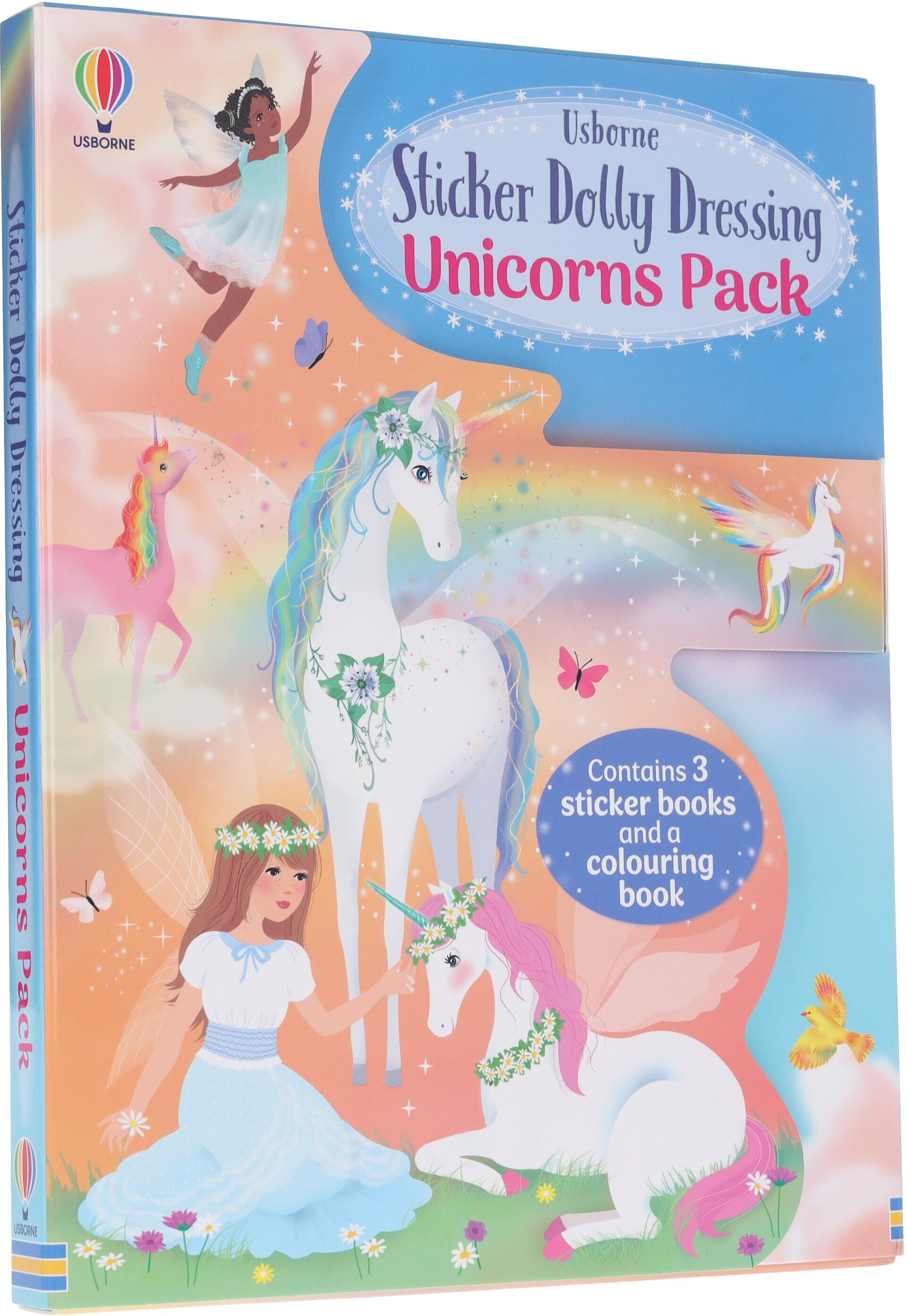 Usborne: Sticker Dolly Dressing Unicorns Pack by Fiona Watt 4 Books Collection Box Set - Ages 5+ - Paperback Usborne Publishing Ltd