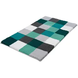 Badteppich petrol (LB 120x70 cm) - grün - LB 120x70 cm