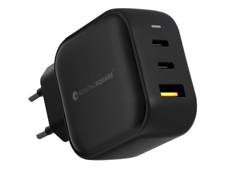Rolling Square GaN Charger 65W - Farbe: schwarz