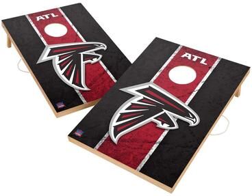 Skip's Garage Vintage Atlanta Falcons NFL 2x4 Tailgate Cornhole Boards