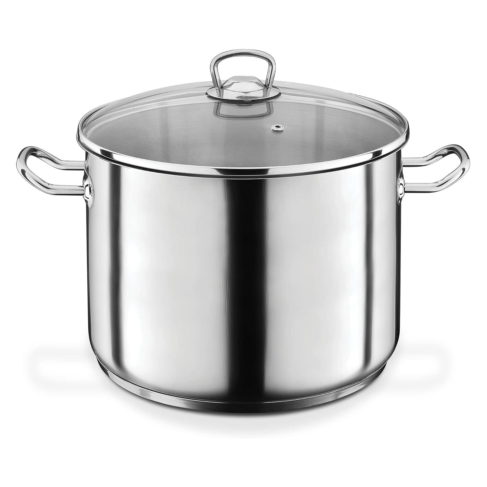 GSW Jumbotopf PROFI 28 cm - 12 Liter INDUKTION (Kochtopf, Edelstahl) (32546478)