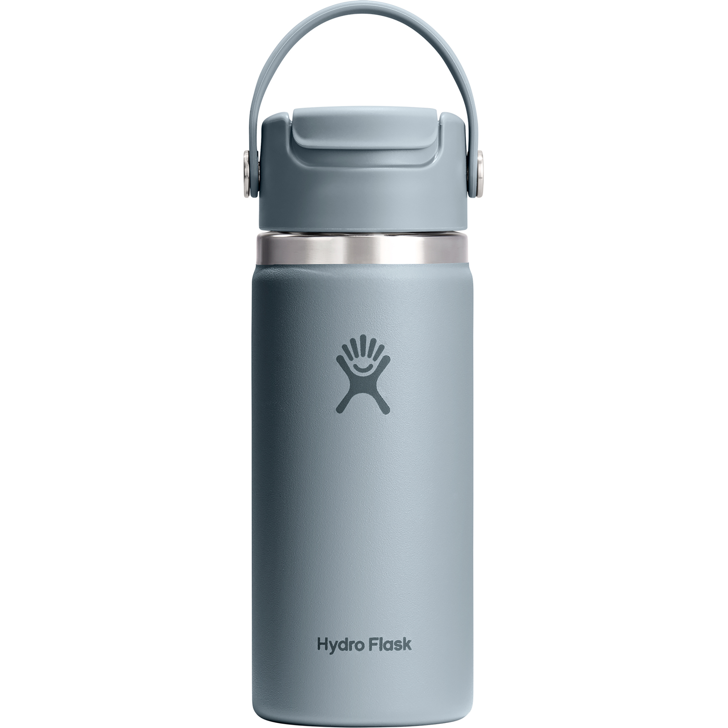 Hydro Flask 16oz Travel Mug Flip Sip Cap Isolierflasche Isolierflaschen weiss Größe 0.473L Trekking