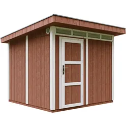 HOLZ-GARTENHAUS basis LP SmartSide 5,9m2 mit B279xL293xH239 cm - M903 - REDWOOD RED