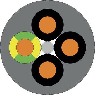Lapp ÖLFLEX CLASSIC 110 ringkabel 3G0,75 mm2, 100 meter, PVC mantel, genummerde aders