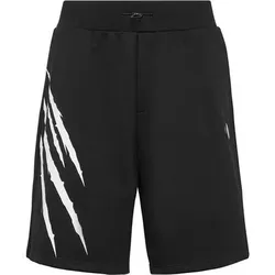 PLEIN SPORT Jogging-Shorts SCRATCH, Größe L in Schwarz 02