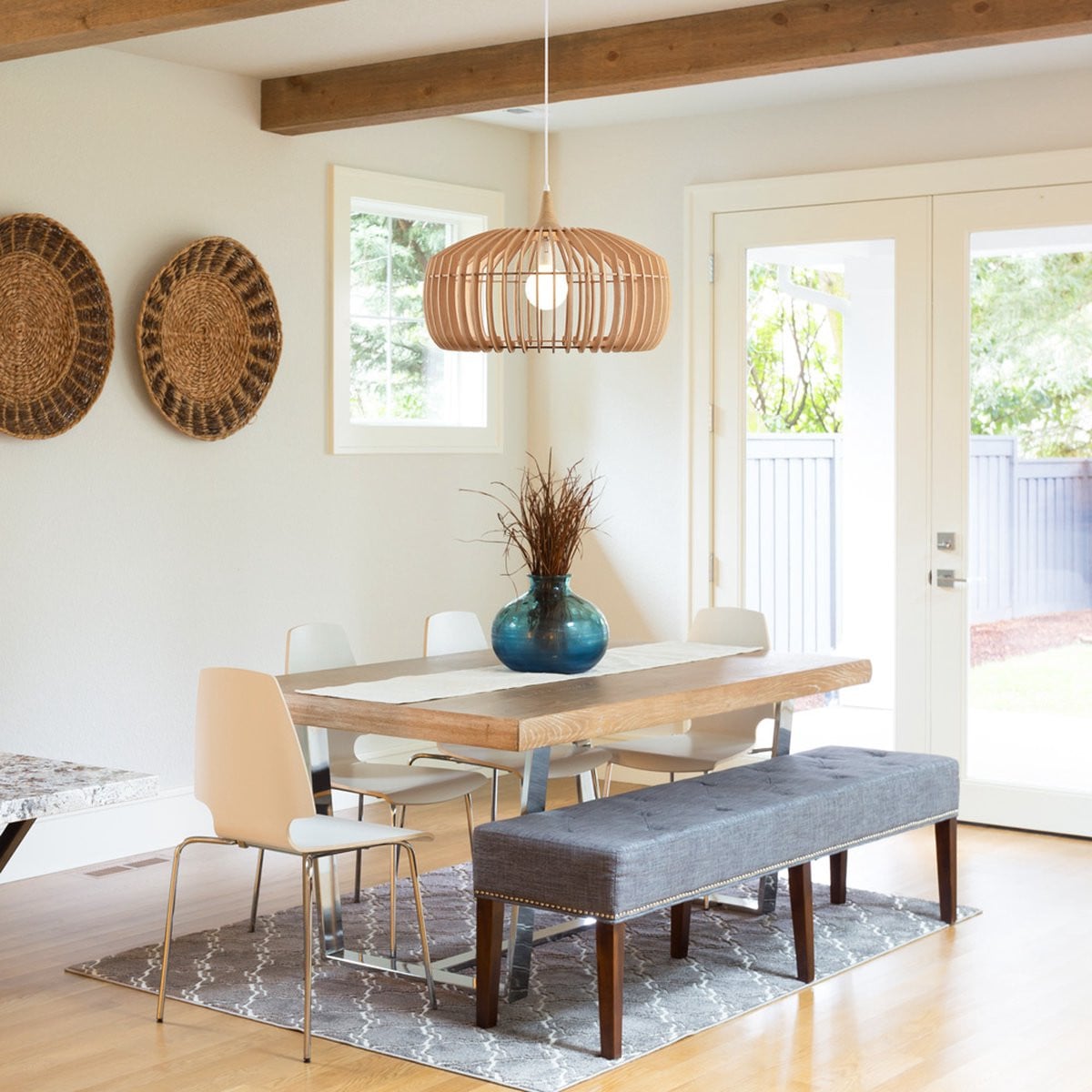Moderne houten hanglamp Itami