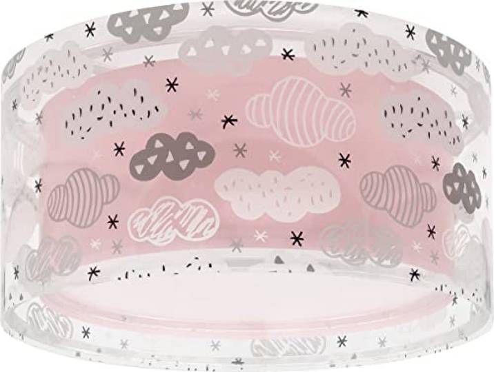 Dalber Kinder plafondlamp kinderkamer kinderlamp Clouds Wolken roze