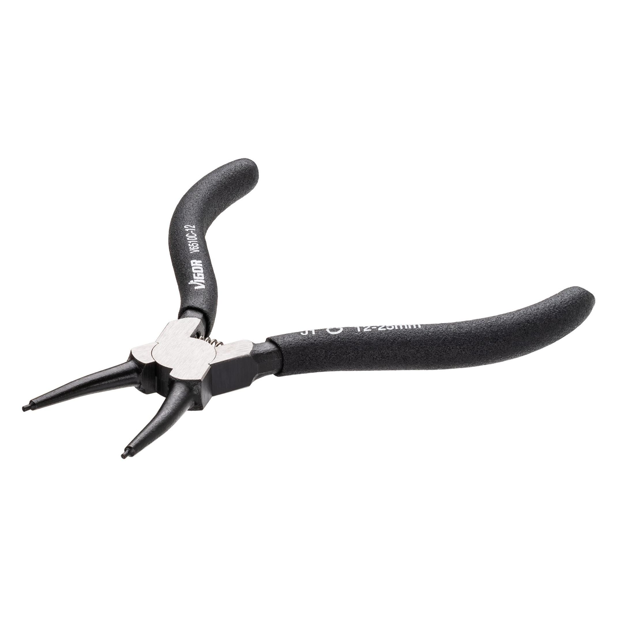 Vigor SICHERUNGSRINGZANGE,GERADE,INNEN,12-25MM (140 mm) (V6510C-12)