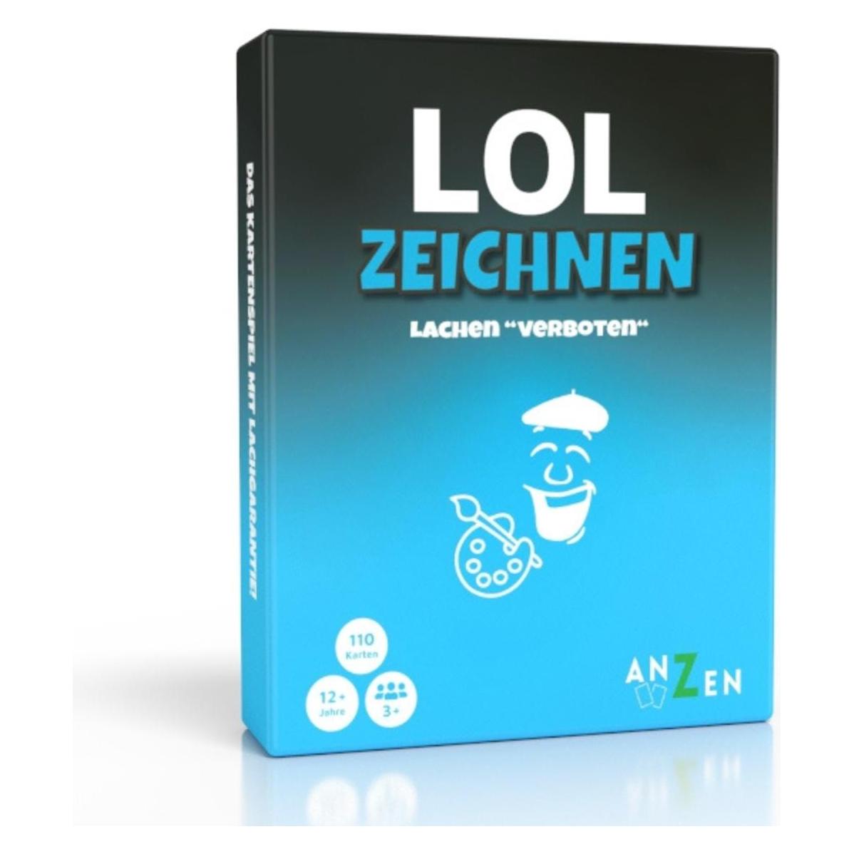 Anzen Spiele ANZEN - LOL ZEICHNEN - Lachen verboten (Deutsch, 3 - 12 Spieler) (4262394130077)