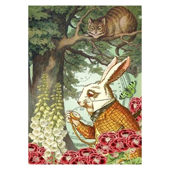 Madame Treacle B6-Karte mit Alice im Wunderland-Umschlag (49857986)