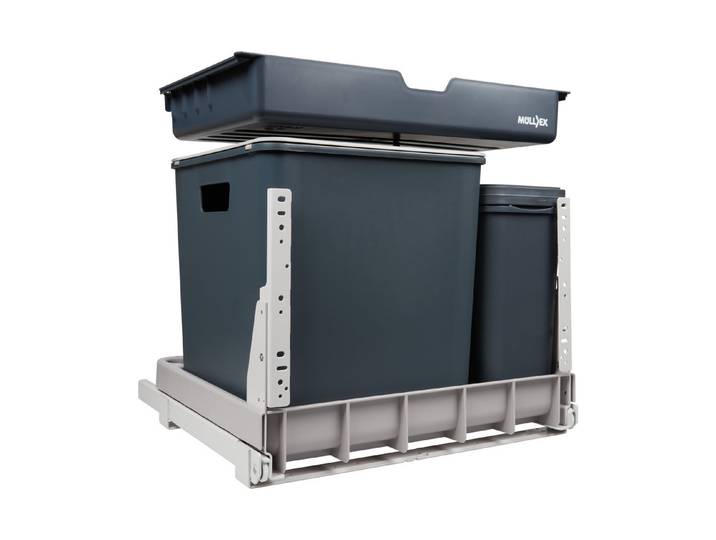 Top-Comfort Abfalleimer Euro-Boxx R 48.8 × 51.2 × 52 cm 54 l