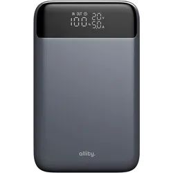 Allity power bank APB-200 PD for laptop QC 130W 20000 mAh gray (19200 mAh, 130 W, 74 Wh), Powerbank, Grau