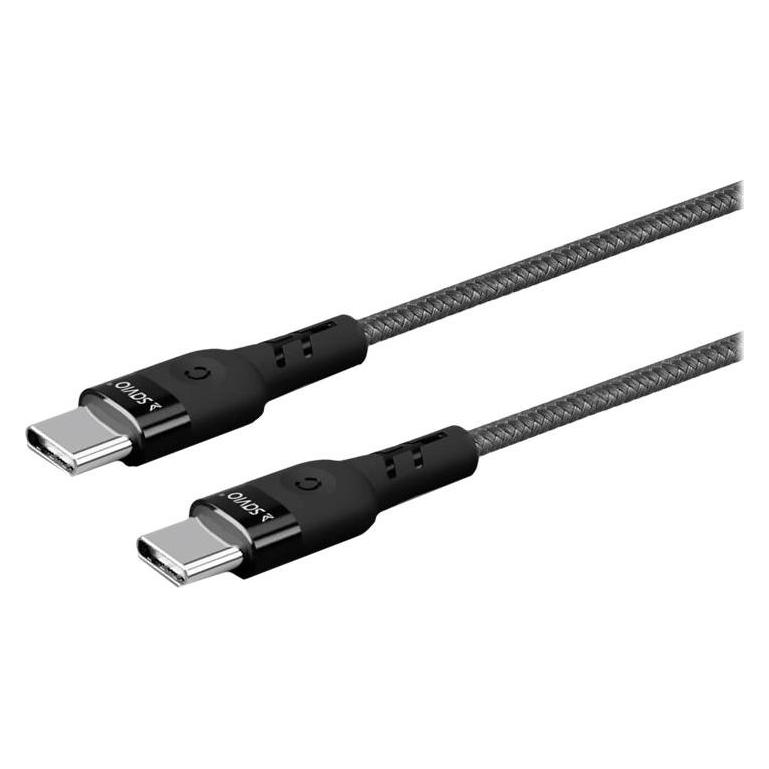 SAVIO CL-151 Kabel typ C - USB typ C, QC 3.0, PD, 2m (2 m, USB 2.0, 60 W) (SAVIO CL-151)