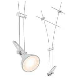 CorDuo Seilsystem Comet Einzelspot GU5,3 max. 50W dimmbar 12V Weiß matt