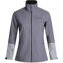 Peak Performance Damen Velox Jacke Quiet grey - L - L