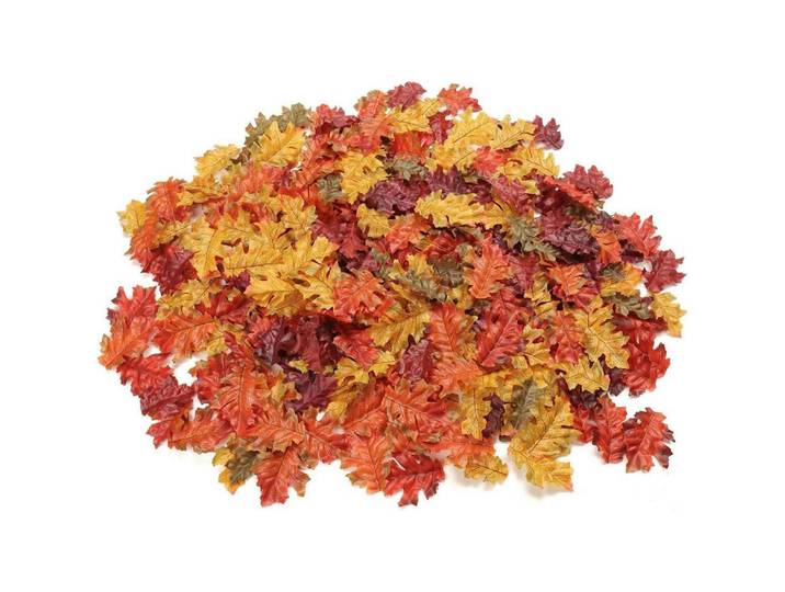 Kunstlaub 500-teiliges Set Gemischte Farben, Mehrfarbig, 10 cm, Dekoration, Blumen & Blumentöpfe, Kunstpflanzen