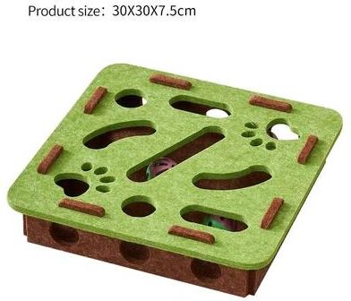 Uplifted Finds Felt Maze Puzzle & Scratching Box green square