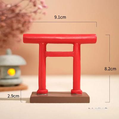 Inspired Living Mini Japanese Torii Gate Aquarium & Zen Garden Ornament jiangyue r