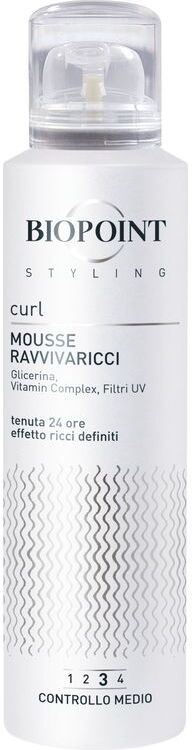 Biopoint Styling Mousse Ravvivaricci Controllo Medio 150 ML