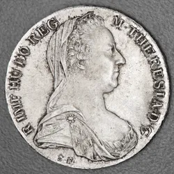 Silbermünze "1 Maria Theresien Taler" (Österreich)