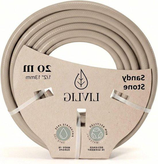 WAN Tuinslang 20m - Flexibele waterslang - 1/2 inch - Beige